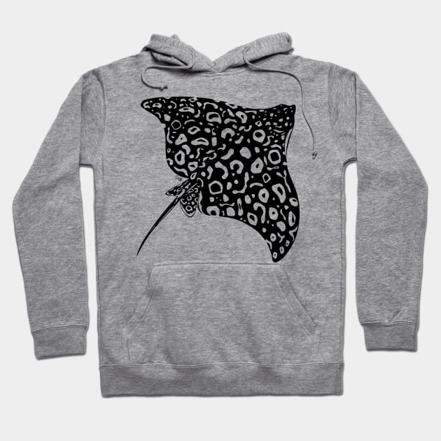 Flying Eagle Ray Hoodie by scarlettbaily